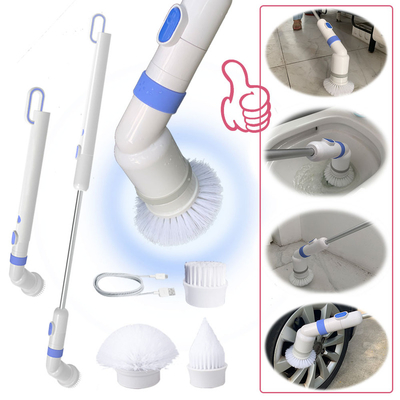 Handheld Kitchen Bathroom Tub Wall and Floor Rotating Bathroom Cleaning Electric Scrubber