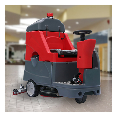 Hotels Automatic Electric Tower On Floor Scrubber Dryer Field Washing Popular Industrial Commercial Tile Floor Cleaning Machine For Home